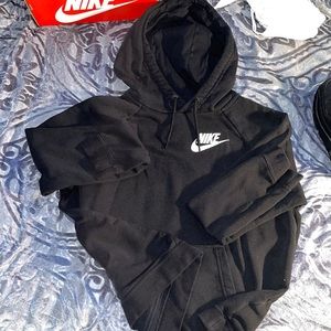 Large Nike Black hoodie